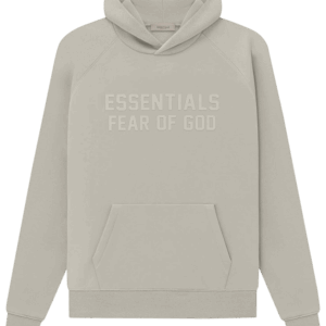 Light Oat Meal Essentials Hoodie