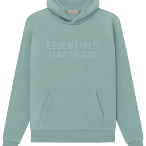 Mint Blue Essentials Hoodie