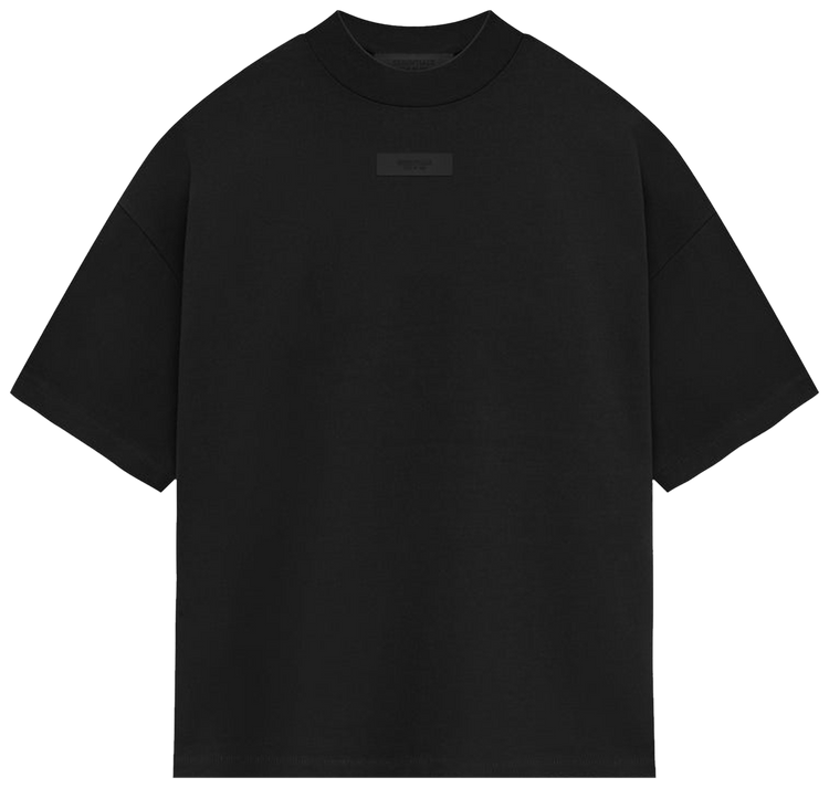Essentials Black Crewneck T Shirt Essentials Black Crewneck T Shirt