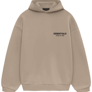 Dusty Beige Essentials Hoodie