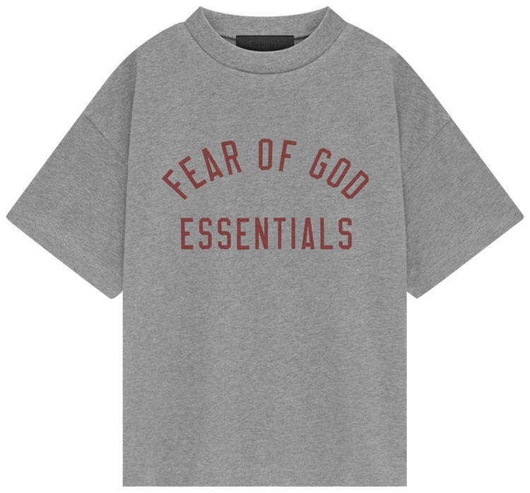 Essentials Gray Crew Neck T Shirt Essentials Gray Crew Neck T Shirt