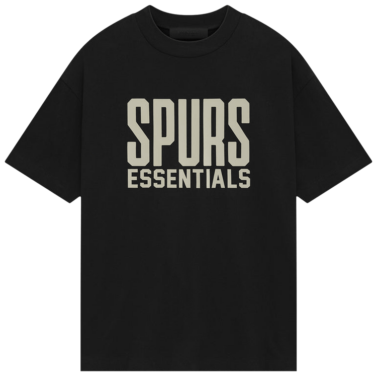 SPURS ESSENTIALS Black T Shirt SPURS ESSENTIALS Black T Shirt