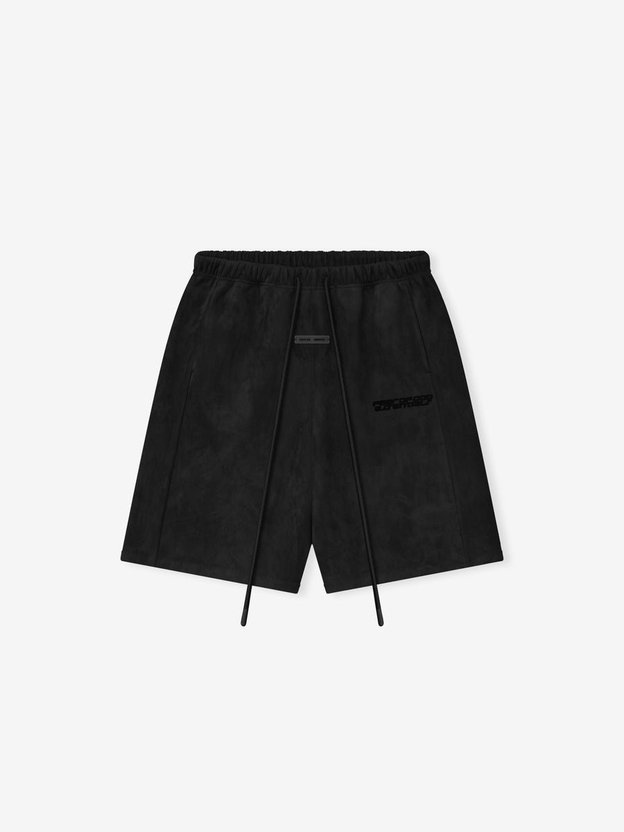 Essential Suede Fleece Relaxed Short Essential Suede Fleece Relaxed Short