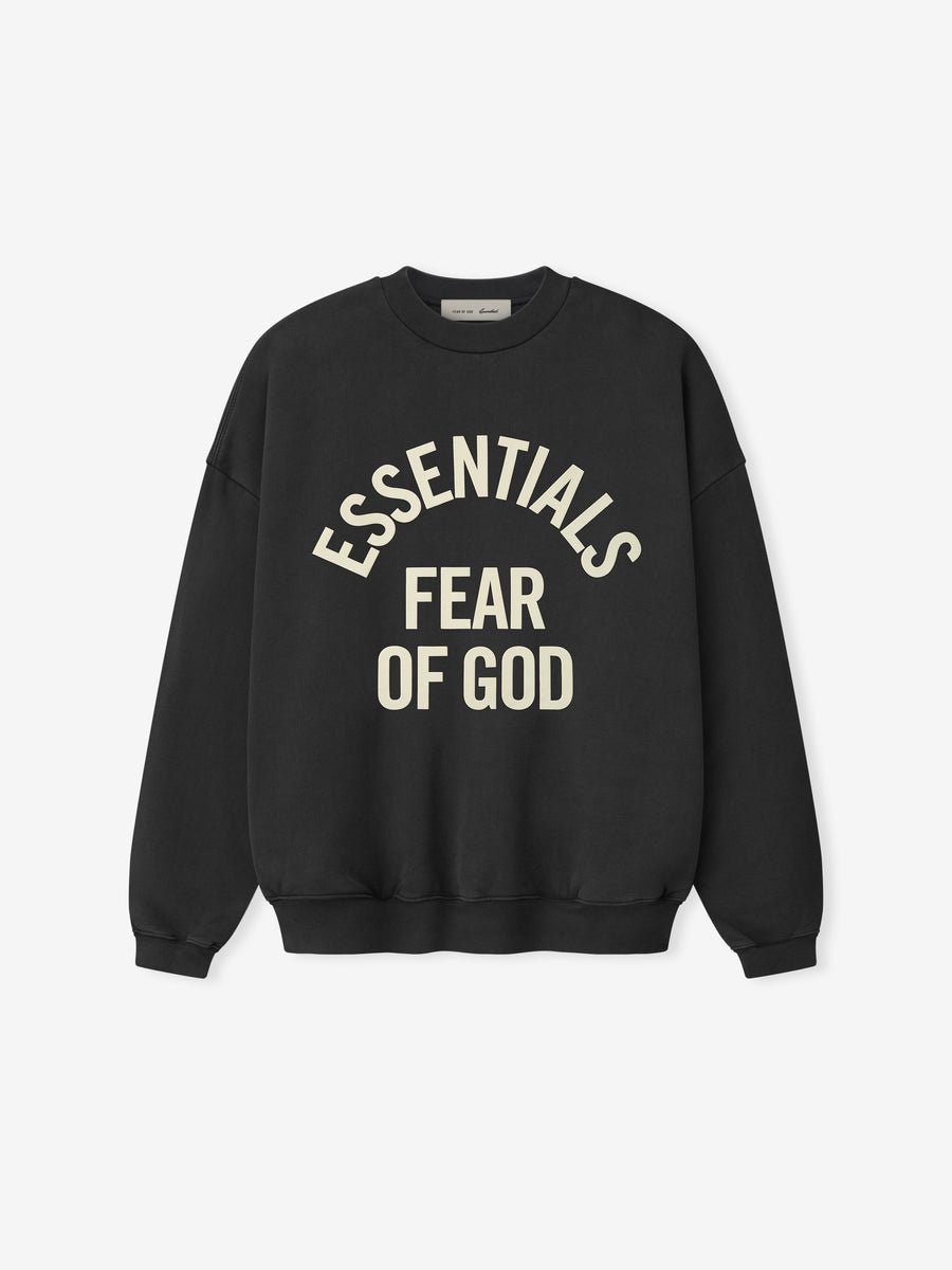 Essentials Fear OF God Campus Crewneck Sweatshirt Essentials Fear OF God Campus Crewneck Sweatshirt