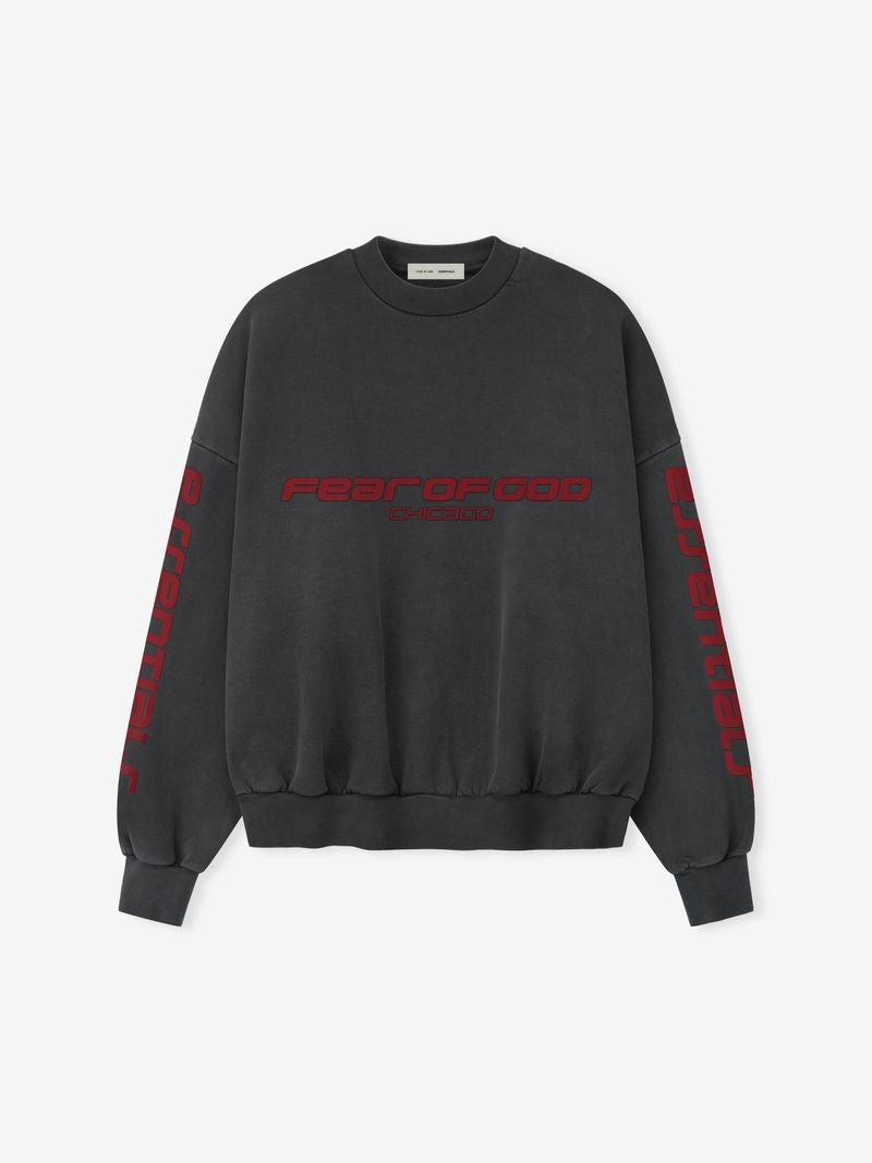 Essential Chicago Heavy Fleece Cropped Sweatshirt Essential Chicago Heavy Fleece Cropped Sweatshirt