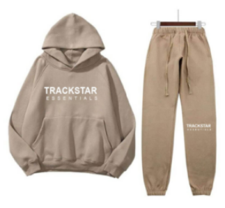 Beige Essentials Tracksuit