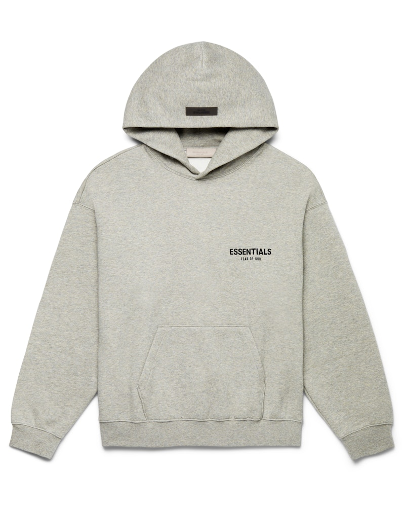 Dark Oatmeal Essentials Hoodie Dark Oatmeal Essentials Hoodie