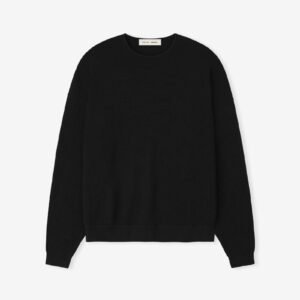 Essential Black Crewneck Sweater