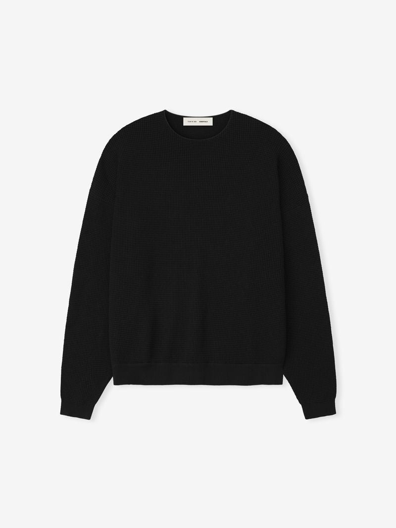 Essential Black Crewneck Sweater Essential Black Crewneck Sweater